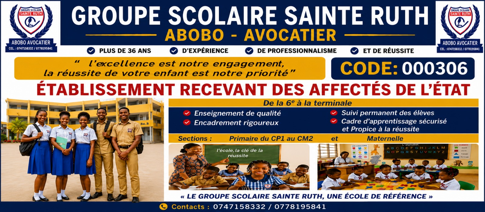 Groupe Scolaire Sainte Ruth - Abobo Avocatier